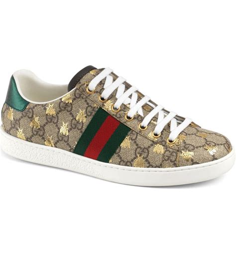 gucci ace monogram sneakers|Gucci ace sneakers women's sale.